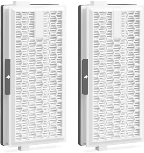 HEPA-Ersatzfilter, kompatibel mit Miele AirClean SF-HA 50 HEPA-Filter für Staubsaugermodelle # S4, S5, S6, S8, S8000, S8999, S6000, S6999, S5000, S5999, S4000, S4999, Complete C2 & C3, 2 Packungen