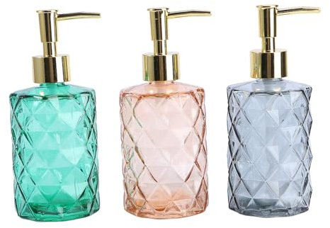 SHOWERORO 3St Leere Flasche leerer Reiniger Lotionsbehälter Handcreme duschgel behälter Shampoo Dispenser Pumpflasche für Körperwaschmittel Leere Unterflasche Glas