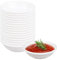agogue 16 Stück Dip Schälchen 7.2x2cm – Saucenschälchen für Sojasoße, Essig, Marmelade – Mini Mehrzweck Dipschalen aus Kunststoff (Flache Snackschalen)