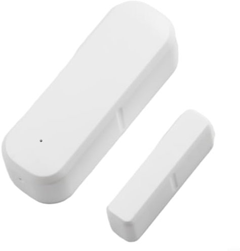 Emiif Sensor de alarma inteligente para puerta de casa Tuya WiFi, sistema magnético de seguridad para el hogar, cerradura de puerta sin taladrar control de voz (ZB)