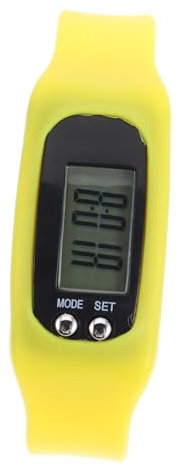 VILLCASE Bracciale Contapassi Silicone Per Polso Orologio Digitale Multifunzionale Da Fitness Contapassi Portatile Leggero E Facile Da Usare