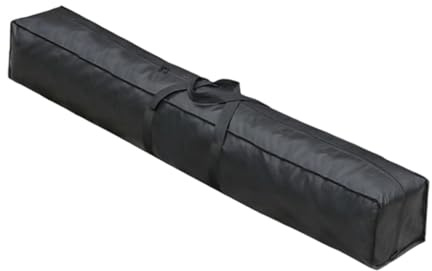 Amagogo Reisetasche, Reisegepäck, tragbar, mit Reißverschluss, wasserdicht, große Aufbewahrung für Sportgeräte zum Angeln, Camping, Schwarz