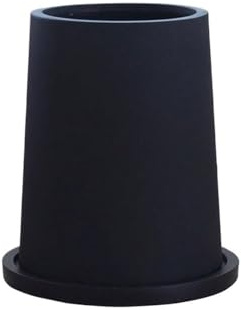 zhongqunli Outdoor Pots, Cement and Glass Fibre Plant Pot, for Room Balcony Garden Office Plants Container(M)