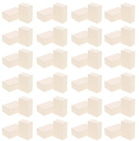 Acrylic Game Blocks DIY White Checker Pieces for Board Games | Beige Polished Finish, Break-resistant Feel, Versatile Decoration and Assembly, Pieces Only
