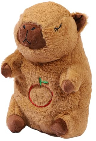 Generico Kuscheltier - Kuscheltier mit beruhigendem Herzschlag 28 cm | Schlafbegleiter des Otter mit Musik und Licht, geeignet zu, ba