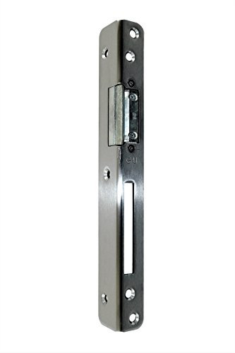 GU BKS Secury Sicherheits Haustür Schließblech Edelstahl 250x30x25x3mm mit AT-Stück verstellbar DIN Rechts