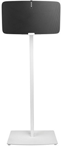 Cavus CSP5W-Single Lautsprecherständer für Sonos Play: 5 Gen2, horizontale Einrichtung, Weiß