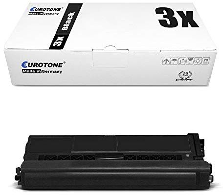 3X Eurotone Toner kompatibel für Brother DCP 9055 9270 wie TN-325BK TN325BK Black TN 325BK Schwarz