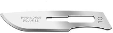 Swann Morton - Bisturi sterili in acciaio inox, verdi, CE n. 6, 9, 10, 10A, 11, 11P, 12, 14, 15, 15A, 15C, 15T, No.16, 18, 19, 20, 21, 22A, 23, 24, 25, 25A, 26, 27 (n. )