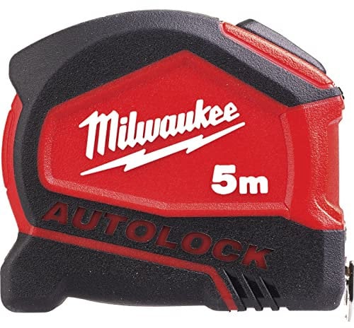 Milwaukee Flexómetro Autolock 5m/16ft x 27mm (cajas de 6)