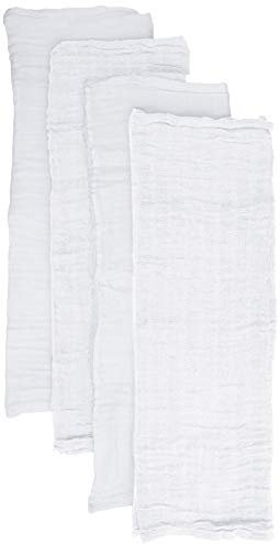 Pippi Unisex Baby 4er Pack Stoffwindeln, Spucktücher, Kuscheltücher oder Windeltücher, Geeignet Badebekleidungsset