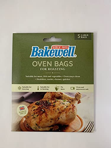 Bakewell Healthy Cooking Oven Bags Large 3-5kg 5 Bags