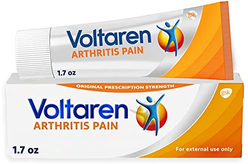 Voltaren Arthritis Pain Gel for Powerful Topical Arthritis Pain Relief with Diclofenac, No Prescription Needed - 1.7 oz/50 g Tube