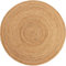Gifiie Jute Teppich, handgewebt aus 100% Jute – ideal für Wohnzimmer, Schlafzimmer und Flur, perfekt als dekoratives. (Natur, 150CM)