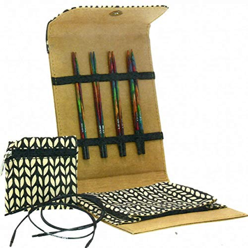 Lana Grossa Vario Stricknadel-Set Design-Holz klein Braun