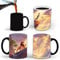 ANGANGAN Tasse à café Tasse Magique, Mug effet thermique Mugs Change De Couleur en Fonction De La Température du Liquide （Lion
