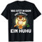 Was sitzt im Baum und winkt? Ein Huhu Eule Schlafwandler T-Shirt