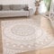 Paco Home Outdoor Teppich wetterfest & robust modernes Mandala & Boho Design pflegeleicht & flachgewebt für Balkon, Terrasse, Garten, Wohnzimmer & Küche Ethno Mandala, Grösse:60x100 cm, Farbe:Sand