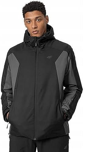 4F Herren Ski Jacket Kumn002 Jeans, Tiefschwarz, XL
