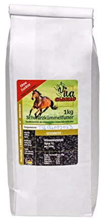 DIE ÖLFREUNDE Viva Caballo Schwarzkümmelfutter geschrotet 1kg | für Pferde | Pferdefutter | nachhaltiges Tier Futter | Vitamine und Mineralien