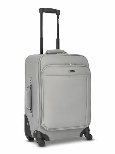 CHECK.IN Kleiner Weichgepäck Kabinen-Koffer | Cabin-Trolley 35 x 22 x 55 cm aus hochwertigem, strapazierbarem Polyester Material | für Damen und Herren | 360° Rollen & Teleskopgriff | Sevilla Serie