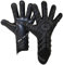 Renegade GK Apex Stealth Trägerlose Profi-Fußball-Torwarthandschuhe | 4mm EXT Contact Grip | Schwarz Torwart Handschuhe (Größe 6, Jugend, Evo2 Neg. Cut, Level 5.5)