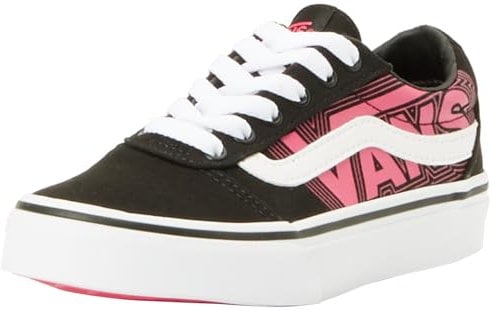 Vans Ward Sneaker, Glow Neon Pink/Black, 37 EU