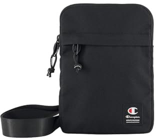 Champion Unisex Lifestyle Bags Script Shop-(806022) Small Shoulder 0,7l Tasche, Schwarz (NBK)