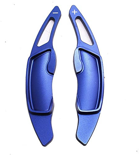 XBBZBL Auto Lenkrad Schaltwippe Schalthebel Verlängerung Stick auf Für Toyota GT86(2012-2016),2Pcs Aluminium Schaltwippen,B-Blue