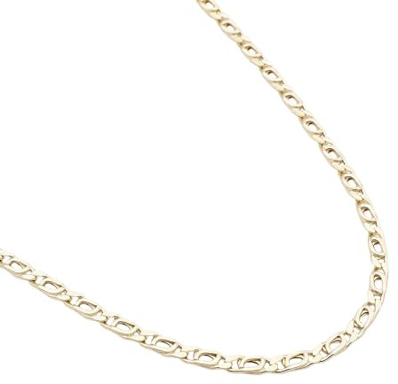 stepson. Panzerkette Halskette 14k Goldkette 585 Gelbgold (55)