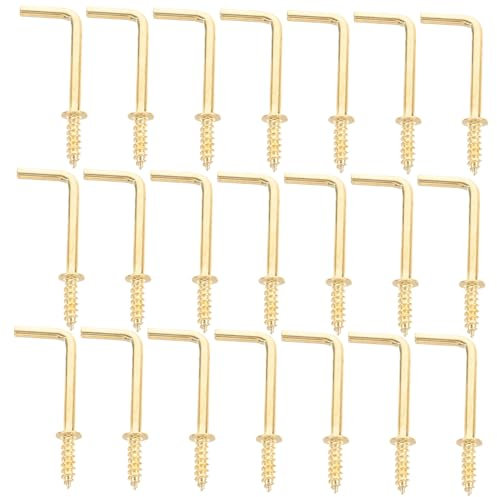 Yardwe 50stücke Förmige Schraubhaken Selbstschneidende Metallhaken Für Bilder Wandmontage Büro Restaurant Und Mehr