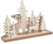 VBS Holz-Steckmotiv Rentiere im Wald, 4-teilig, Weihnachtsdeko zum Basteln, DIY Winterdeko