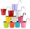 XITEA Maceta pequeña de metal para jardín, para colgar en el balcón, ideal para el jardín creativo