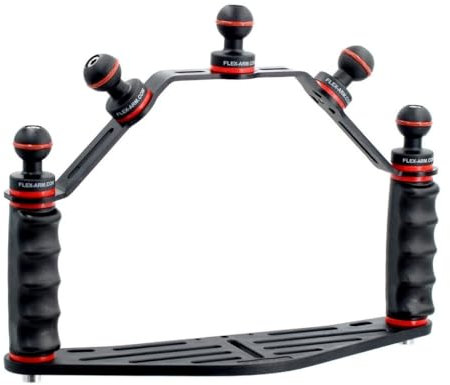 FLEX-ARM ST202CB10 Unterwasserkameras mit 3 Kugeln, 25 mm, kompakte Unterwasserkameras