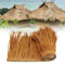 GQZJY Techo de Paja Estilo Mexicano Tiki Rollos de Palma Artificial cabañas de Bar Tiki persianas de Botes Rollos para jardín, Patio, Cerca, decoración de Fiestas(Size:8m/26.2ft,Color:Gris)