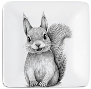 Pavilion Gift Company - Squirrel - 4.25 Keepsake Dish Jewelry Earring Rings Wildlife Tray