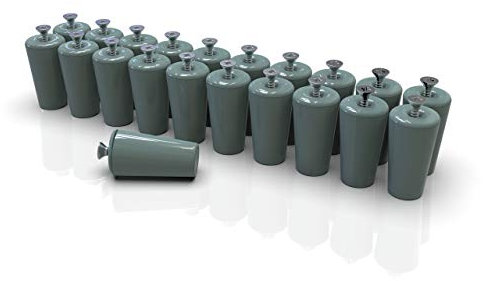 markiso® Rolladenstopper Grau geschlossen [20 Stück] Wespenschutz, Rollladen Anschlagstopper 40 mm inkl. Schraube & Dichtung - Rollostopper für Rollo & Jalousie - Ersatzteile & Zubehör für Rolladen