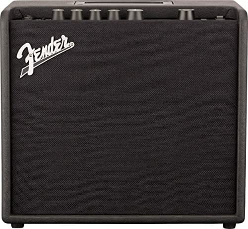 Fender Mustang LT 25 - Amplificatore Combo per Chitarra Elettrica, 25W, Modelli di Amp ed Effetti Integrati, Ideale per Studio e Pratica, Nero
