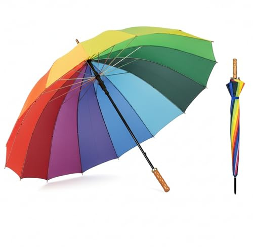FUN FAN LINE - Paraguas transparente combinado Grande y Automático para 2 Personas | Paraguas Mujer y Hombre Antiviento | Diseño Elegante de con paneles opacos al tono con gorro impermeable