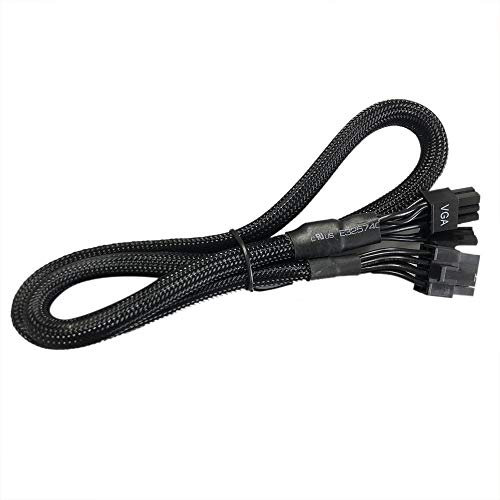 Gintai Cavo di alimentazione di ricambio flessibile per EVGA 750 P2 G2 G3, per EVGA Supernova 550-1300 G2 G3 G5 18AWG 8 -PIN a 8-PIN (6+2) PCIE VGA