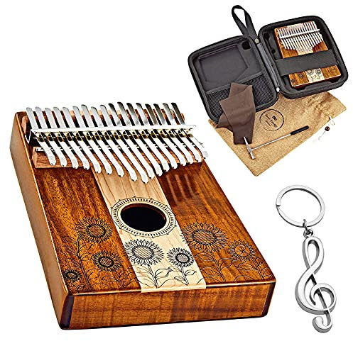 Meinl Sonic Energy KL1706H Kalimba Daumenklavier + keepdrum Schlüssel-Anhänger
