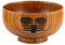 UPTALY 1 Stück Natürliche Jujuba Holz Müslischalen (Jahr des Schafs, 300 ml), 12 Tier Sternzeichen Reisschale Set, Handgemachte Chinesische Schalen Haferflocken Holzschale