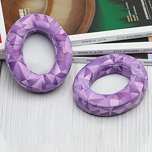 Studio3 Ersatz-Ohrpolster, kompatibel mit Beats by Dr.Dre Studio 2.0 B0500 B0501 kabelgebunden/kabellos und Studio 3.0 Over-Ear-Kopfhörern (Purple Diamond Camo)