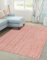 Avgari Creation Rug Tapis rectangulaire en jute naturelle tressé à la main Rose 60 x 120 cm