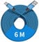 Baiwwa Extra Lungo Cavo USB C, 6m USB A a USB C Ricarica Rapida Nylon Intrecciato Cavi per Samsung Galaxy S20 S10 S9 S8 S21 S23 Plus, Galaxy Tab, Pixel, iPad, Notebook, e più USB Tipo C -Blu