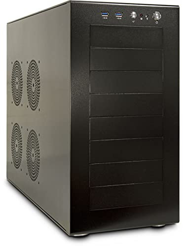 Inter-Tech Y-5508 Boîtier Tour Serveur 222 x 560 x 440 mm Noir