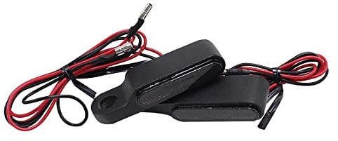 Riloer 1Pair of 12V Universal LED Turn Signal Lights for Motorcycle Cruiser Chopper Street Bike, Waterproof Mini Flowing Turn Signals Indicators
