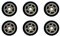 MSGsl Rodamientos Mampara Ducha - 6 uds Ruedas Para Puerta Corredera De Baño - Piezas de Repuesto (20MM)