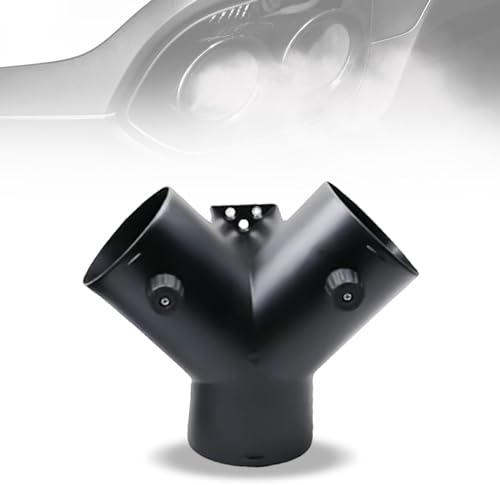 Leikurvo 75 mm Standheizung Zubehör, Auto Lufterhitzer Diesel Luftheizung Standheizung Zubehör Y-Typ Standheizung Zubehör Kanalanschluss Y Zubehör Für Dreiwege-Lufterhitzer