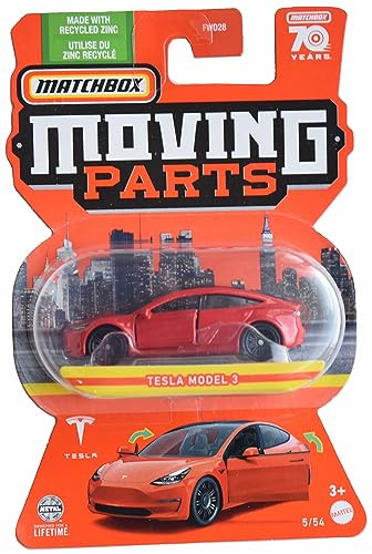 Matchbox Tesla Model 3, Moving Parts [red] 5/54
